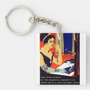 C. 1915 Are Your Jewels Safe Key Ring
