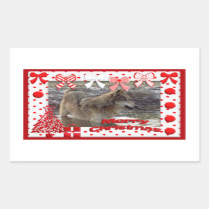 c-2011-grey-wolf-017 rectangular sticker