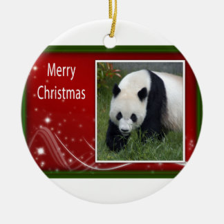 c-2011-panda-0044 ceramic tree decoration