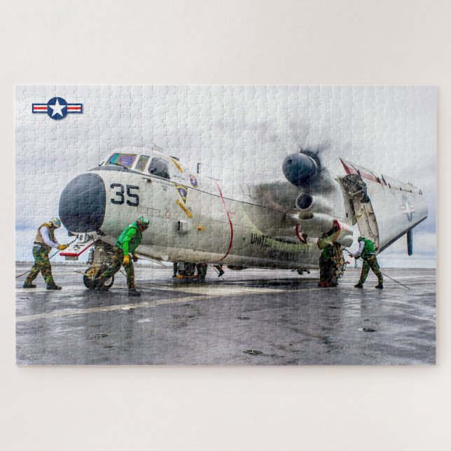 C-2A GREYHOUND (20x30 inches) Jigsaw Puzzle (Horizontal)