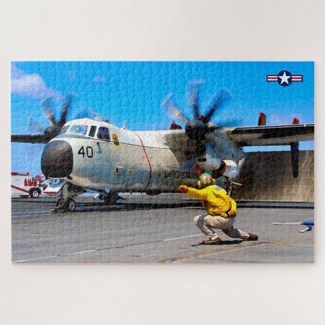 C-2A GREYHOUND (20x30 inches) Jigsaw Puzzle (Horizontal)
