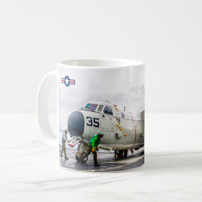 C-2A GREYHOUND COFFEE MUG (Front Left)
