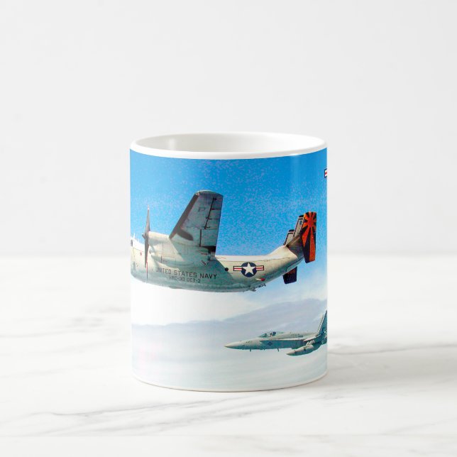 C-2A GREYHOUND COFFEE MUG (Center)