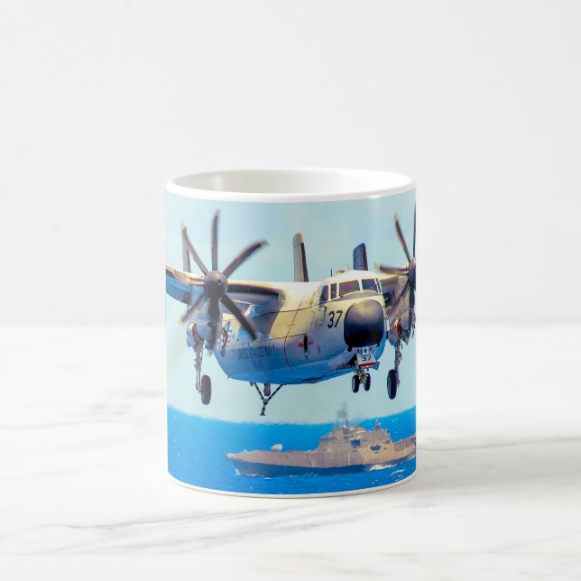 C-2A GREYHOUND COFFEE MUG (Center)