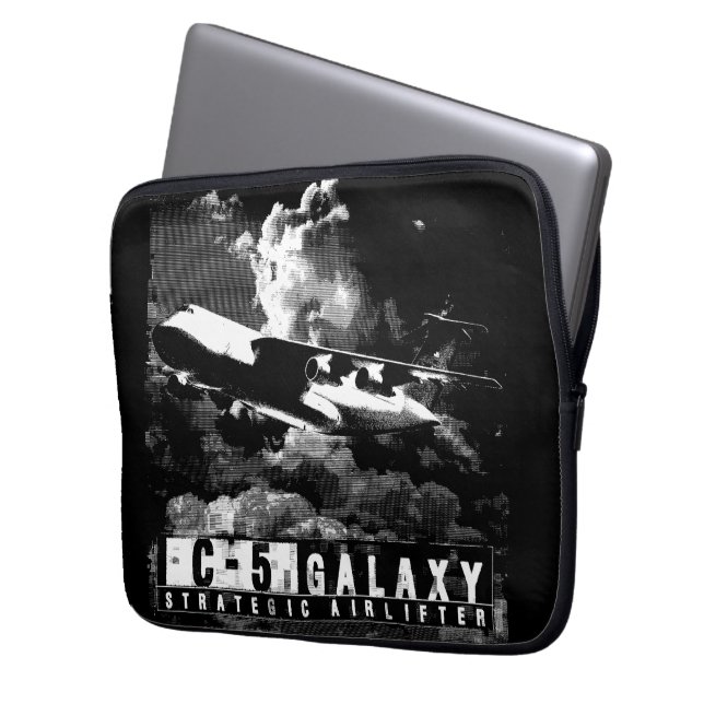 C-5 Galaxy Laptop Sleeve (Front Left)