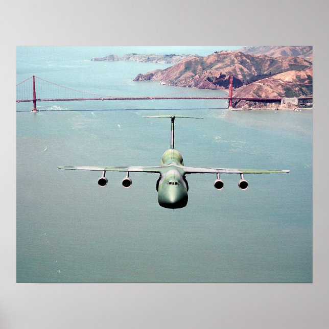 C-5A Galaxy Aircraft Poster (Front)