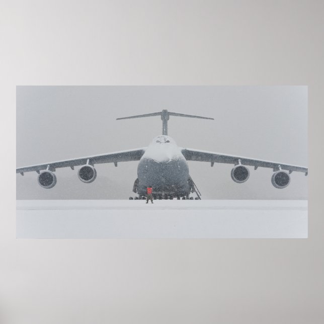 C-5M Super Galaxy Aircraft Poster (Front)