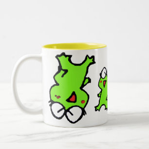 C.A.T.club:keke Two-Tone Coffee Mug
