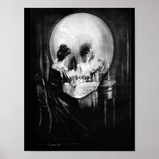 C. Allan Gilbert, All is Vanity Poster (Front)