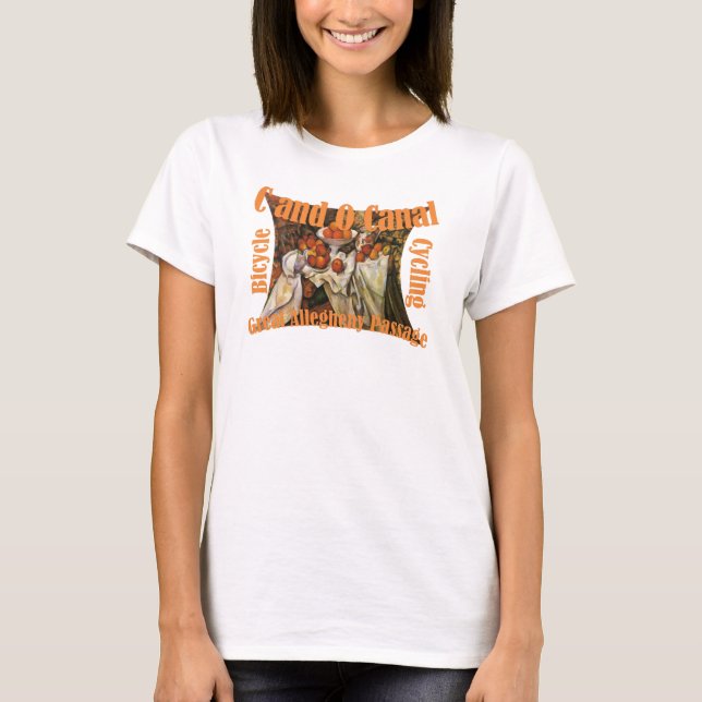 C and O Canal Bicycling Great Allegheny Passage T-Shirt (Front)