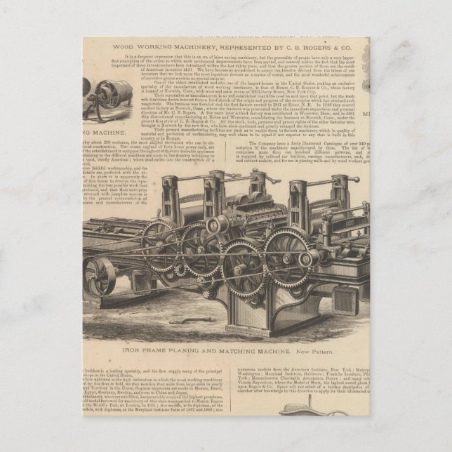 C B Rogers and Company Postcard (Front)