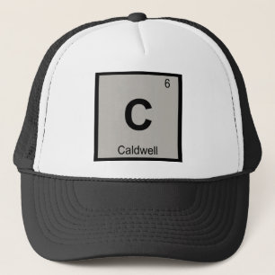 C - Caldwell Idaho Chemistry Periodic Table Symbol Trucker Hat
