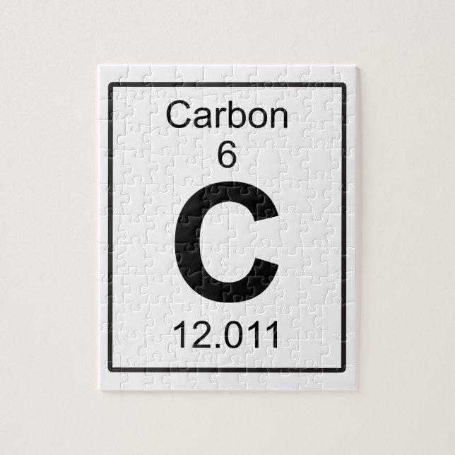 C - Carbon Jigsaw Puzzle (Vertical)