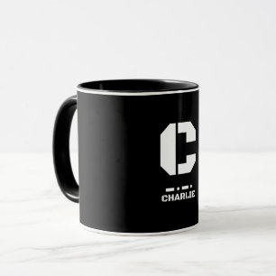 C (Charlie) NATO Phonetic Alphabet & Morse Code  Mug