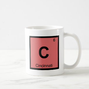 C - Cincinnati Ohio Chemistry Periodic Table Coffee Mug
