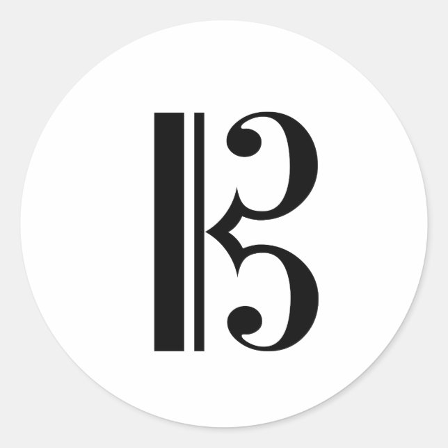 C-Clef Sticker (Front)