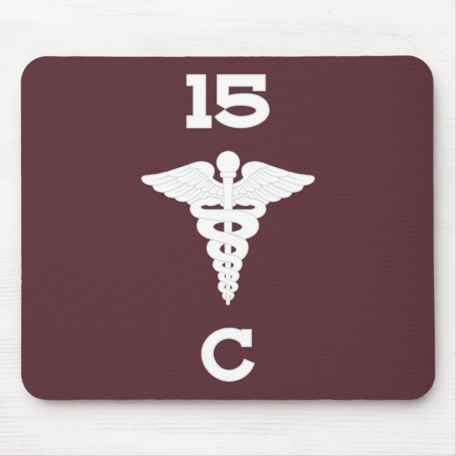 C Co 15th BSB Guidon Mouse Pad (Front)