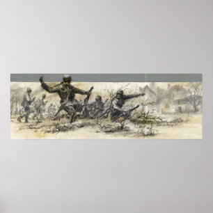 C Company breaks through Poster