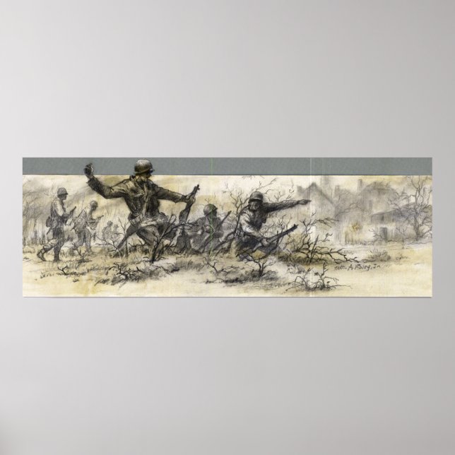 C Company breaks through Poster (Front)