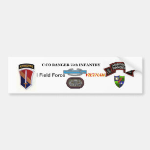 C Company RANGERS  Vietnam Bumper Stiker Sticker