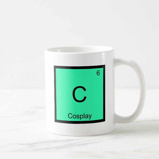 C - Cosplay Chemistry Element Symbol Costume Tee Coffee Mug (Right)