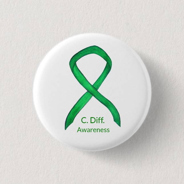 C. Diff. Awareness Ribbon Custom Pin Buttons (Front)