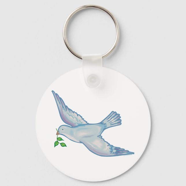 C - Dove of Peace Key Ring (Front)