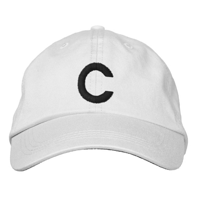 C EMBROIDERED HAT (Front)