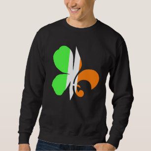 C Fleur Louisiana Irish Cajun New Orleans St Patri Sweatshirt