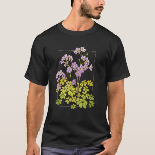C Flower Wildflower Wood Sorrel Blossoms T-Shirt