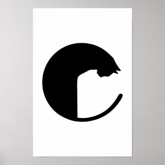 C for Cat Poster