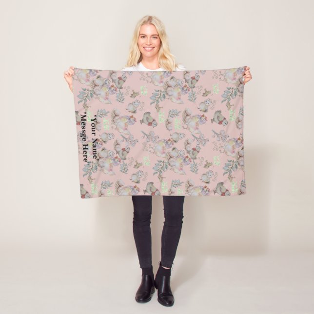 C for Cluck Baby Blanket (In Situ)