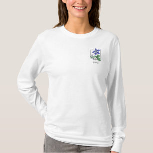 C for Columbine Flower Monogram Shirt