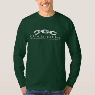 C.H.A.I.N.E.D. Inc. Logo Long Sleeve (White Font) T-Shirt