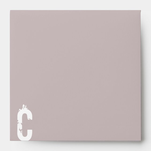 C Initial Collection Bar Bat Mitzvah Envelope (Front)