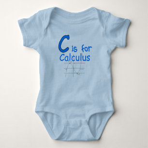 C is for Calculus Baby Bodysuit