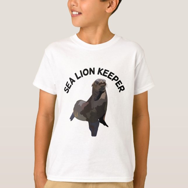 C is for California Sealion Keeper  T-Shirt (Front)
