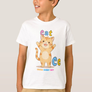 “C is for Cat” Alphabet Tee – Grow Every Day