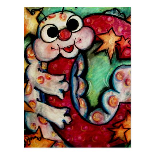 C is for Caterpillar Postcard