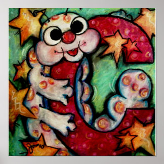 C is for Caterpillar Poster
