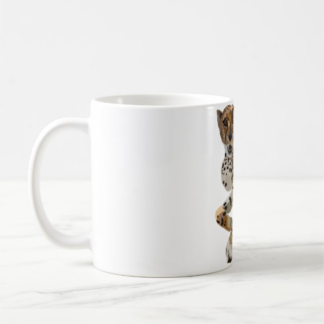 C is for Cheetah Coffee Mug (Left)