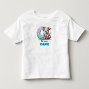 C is for Chloe –Personalised Kids’ T-Shirt with C