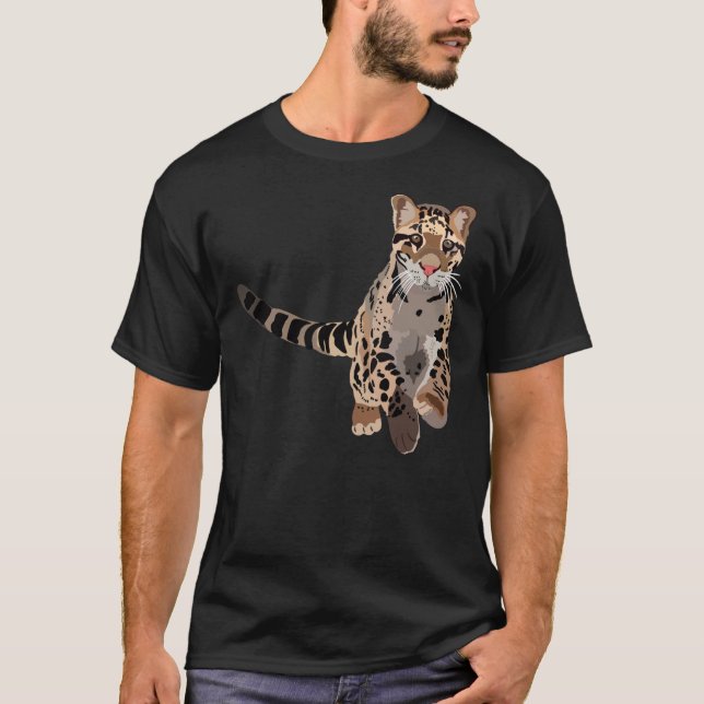 C Is For Clouded Leopard   T-Shirt (Front)