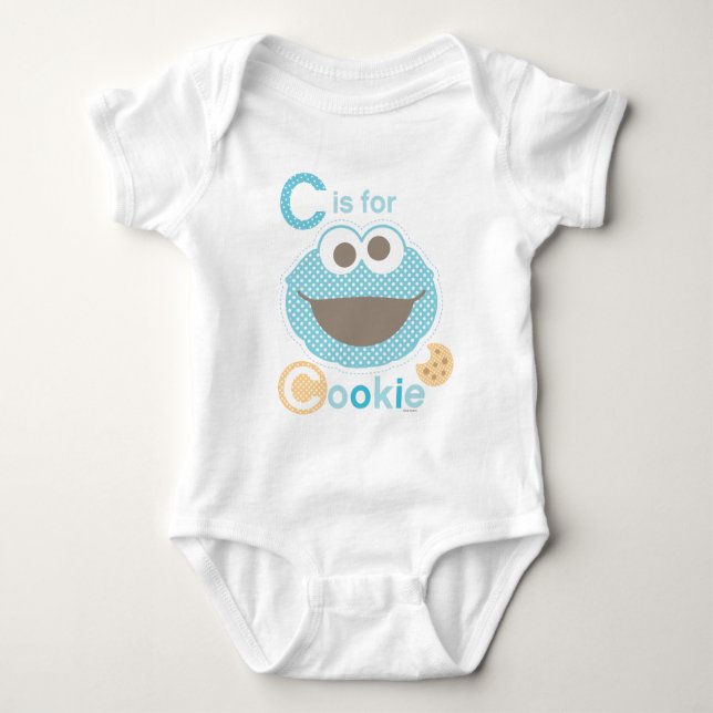 C is for Cookie Baby Baby Bodysuit (Front)