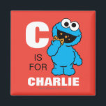 C is for Cookie Monster | Add Your Name Magnet<br><div class="desc">Personalise this fun Cookie Monster design by adding your name and first letter. © 2014 Sesame Workshop. www.sesamestreet.org</div>