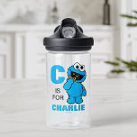 C is for Cookie Monster | Add Your Name Water Bottle<br><div class="desc">Personalise this fun Cookie Monster design by adding your name and first letter. © 2022 Sesame Workshop. www.sesamestreet.org</div>