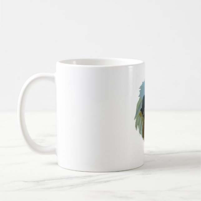 C is for Cottontop Tamarin Coffee Mug (Left)