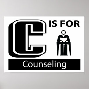 C Is For Counseling Poster