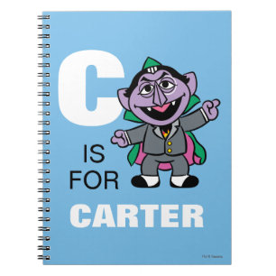 C is for Count von Count   Add Your Name Notebook