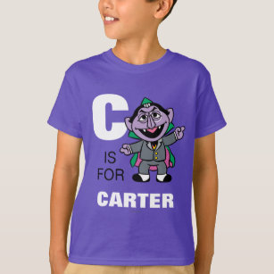 C is for Count von Count | Add Your Name T-Shirt